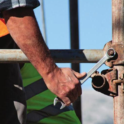 Scaffolded sites safer