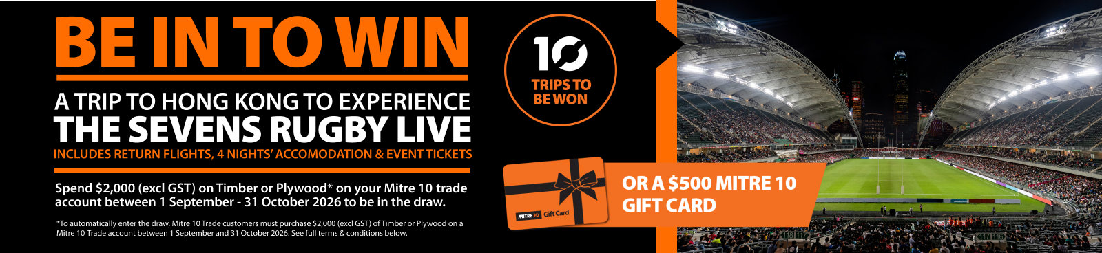 Be in to WIN a trip to see the NFL live in Melbourne!