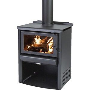 Masport R3000 Freestanding Radiant Wood Fire with Wood Stacker - Wood Fires  | Mitre 10™