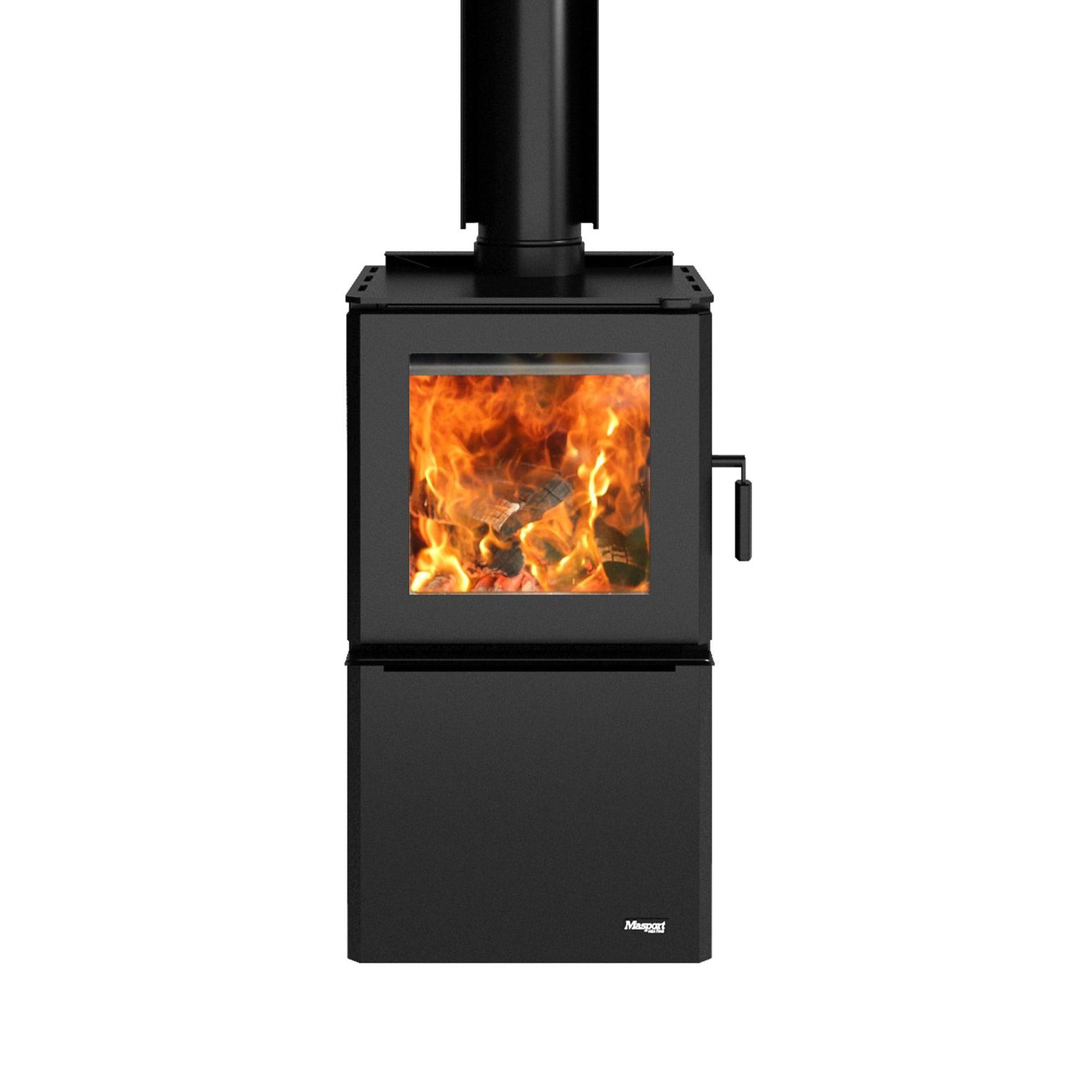 Masport Clutha ULEB Wood Fire With Pedestal Base - Wood Fires | Mitre 10™