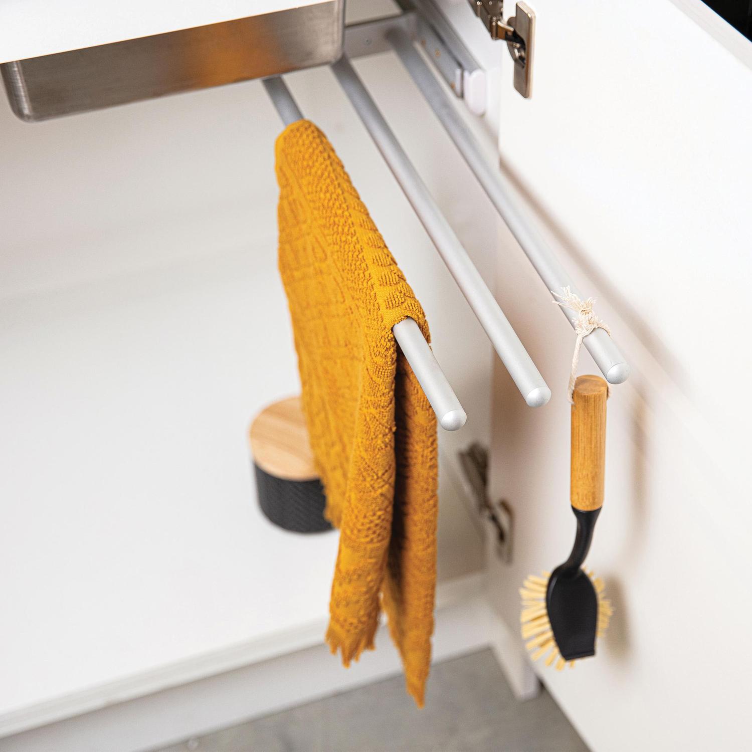 Pack Out Towel Rack Hafele Home Slide Out Towel Rack - Kitchen Accessories | Mitre 10™